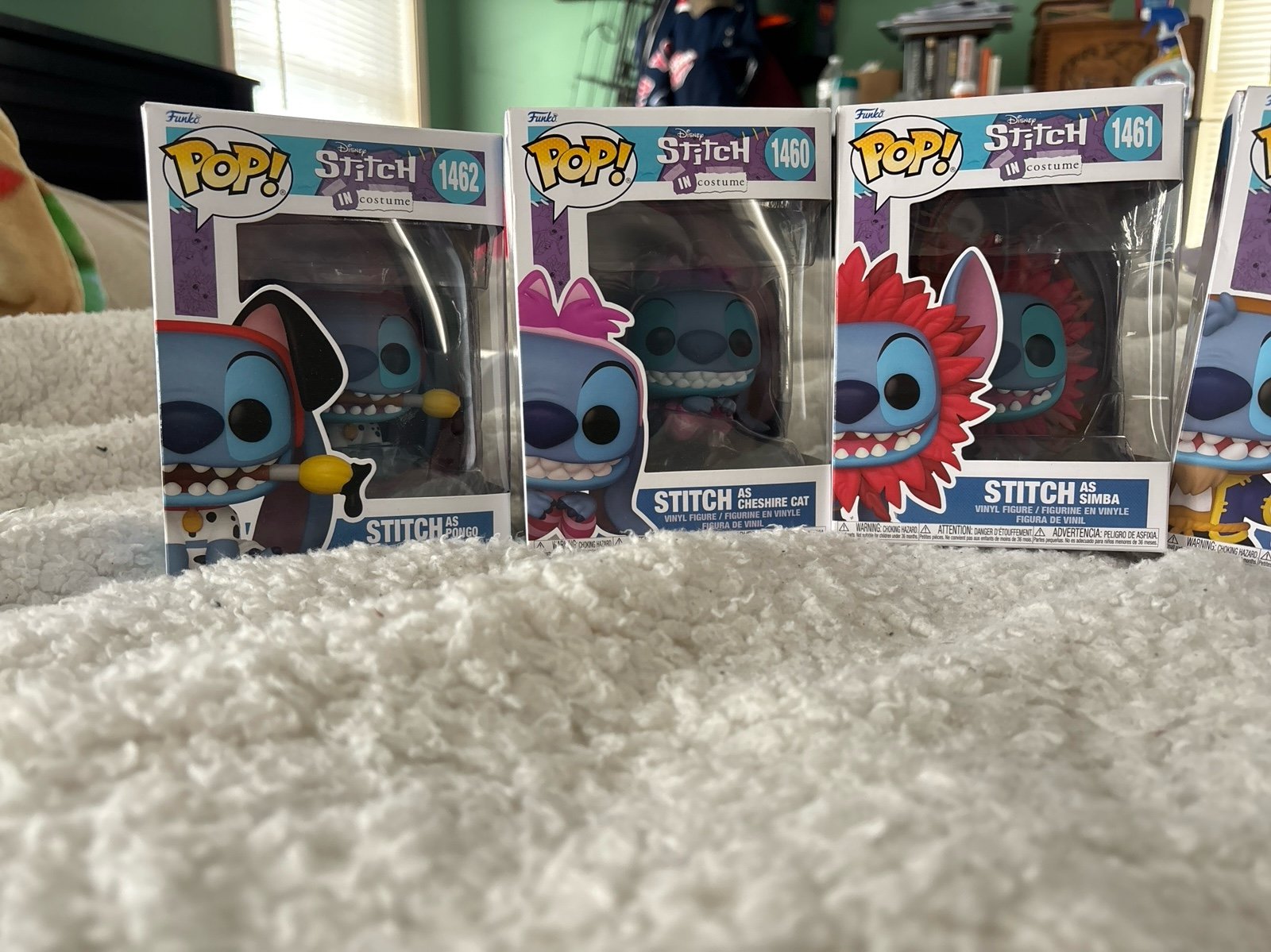 Stitch as Disney characters funko pop