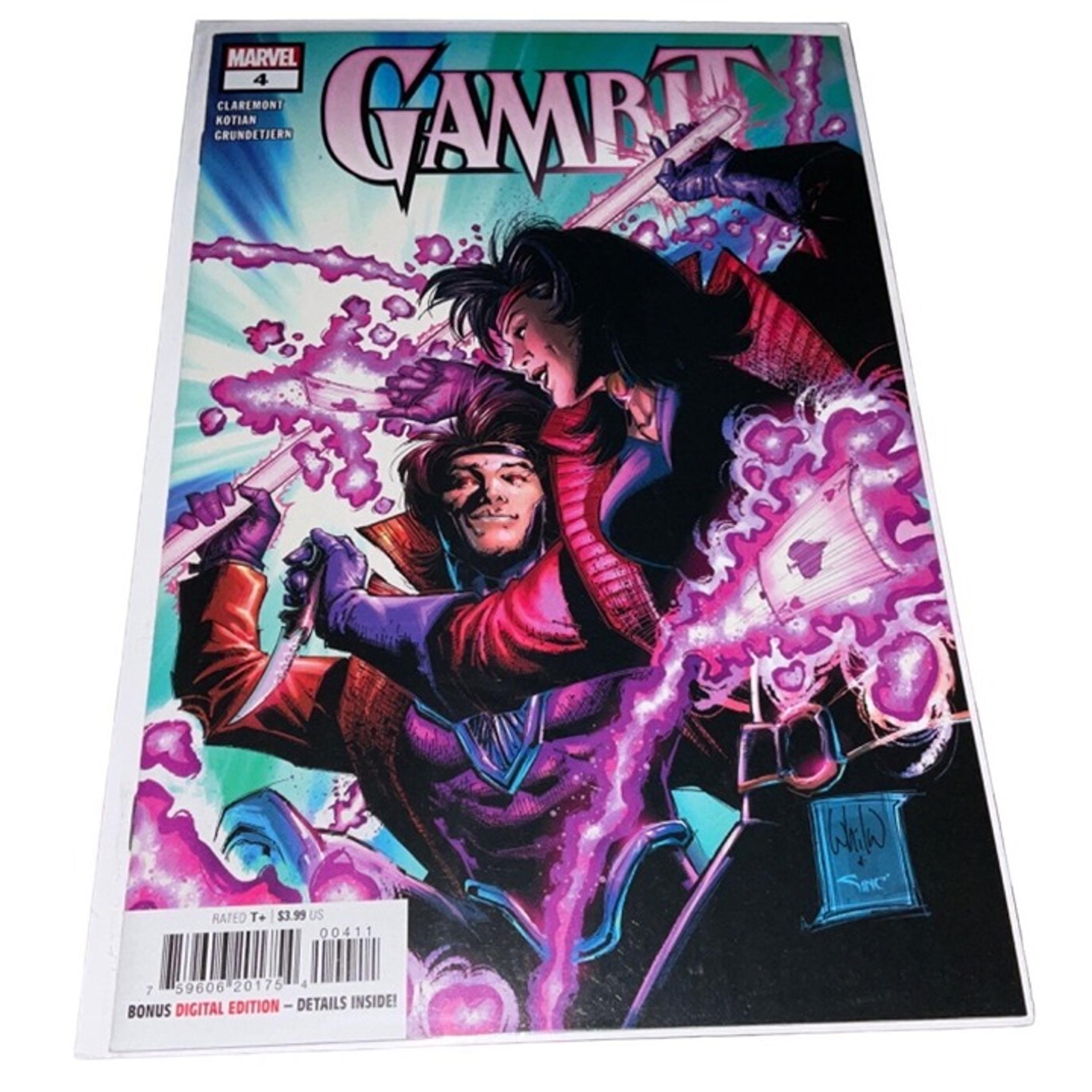 Comic Marvel Gambit Issue #4 Book Vintage