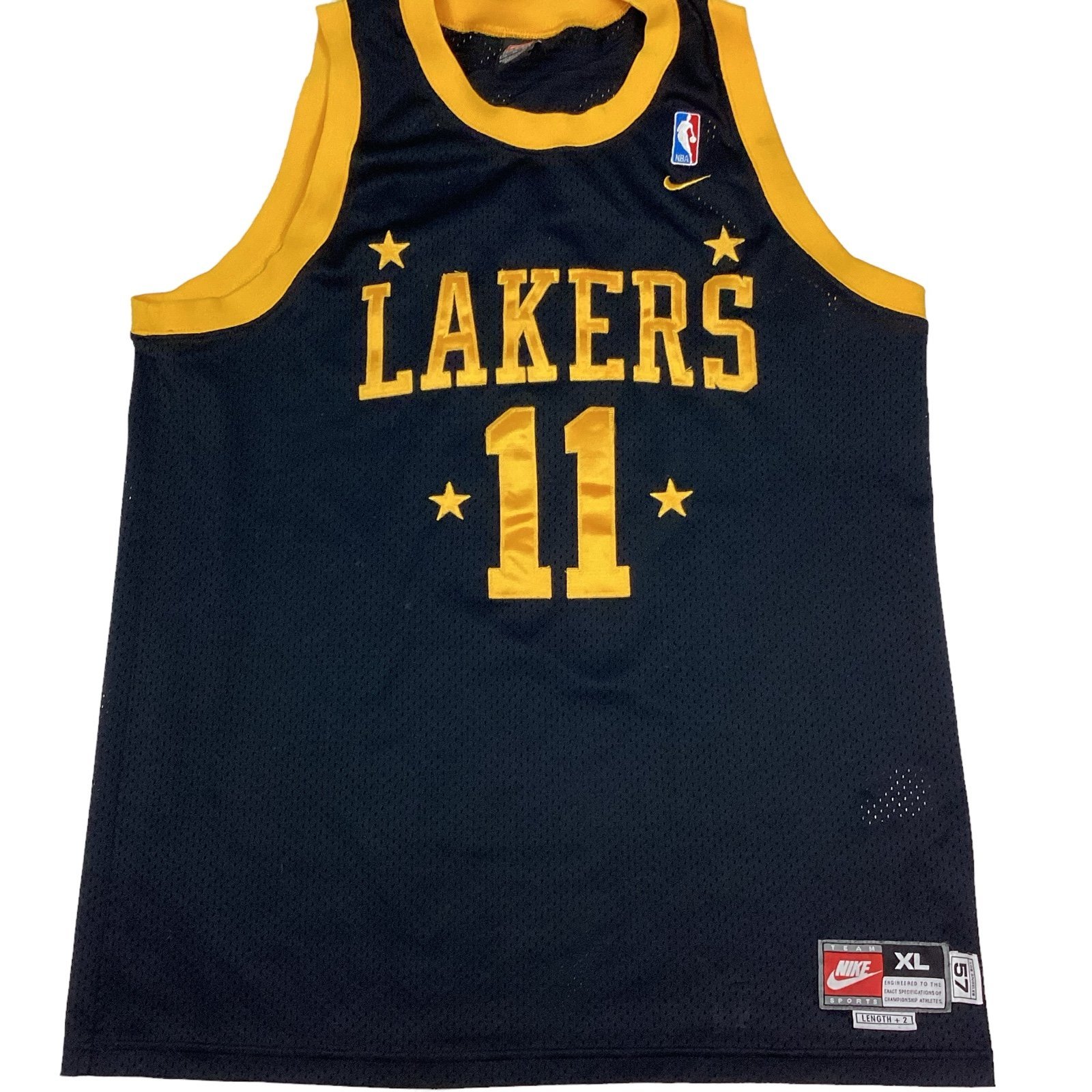 Vintage Nike LA Lakers Karl Malone NBA jersey