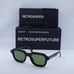 New RetroSuperFuture Lazarus FYA Sunglasses - Havana Frame, Green Lenses