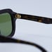 New RetroSuperFuture Lazarus FYA Sunglasses - Havana Frame, Green Lenses