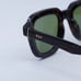 New RetroSuperFuture Lazarus FYA Sunglasses - Havana Frame, Green Lenses