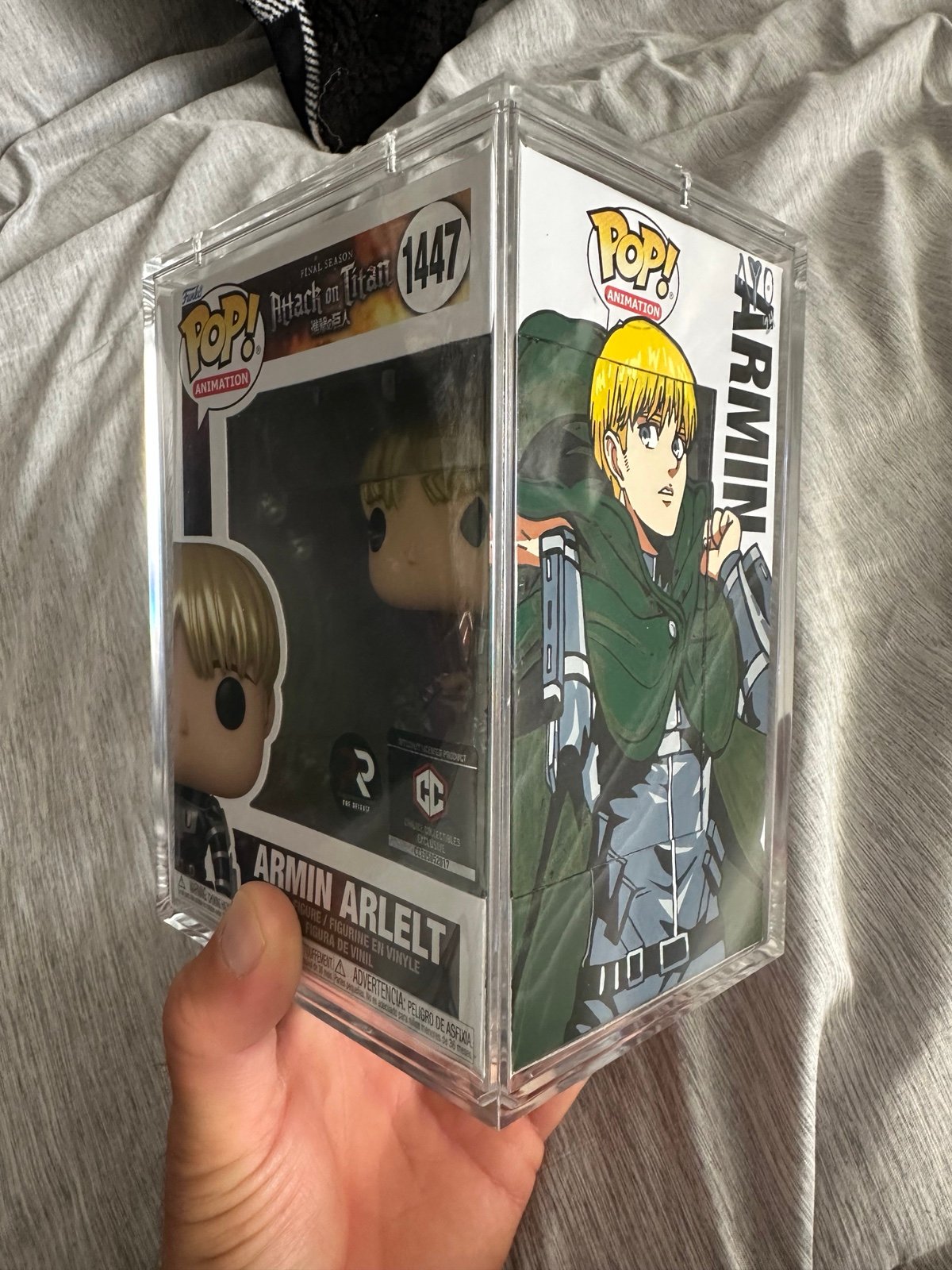 Pre Release Armin Funko Pop with Custom Art