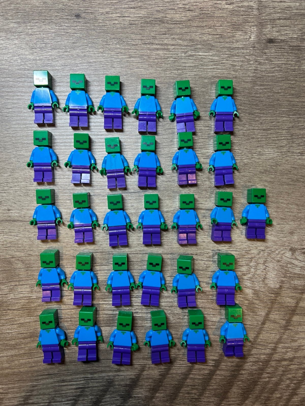Lego Minecraft Zombie lot of 31