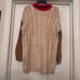NWT Moon River Colorblock Oversized Mock Neck Tunic Sweater