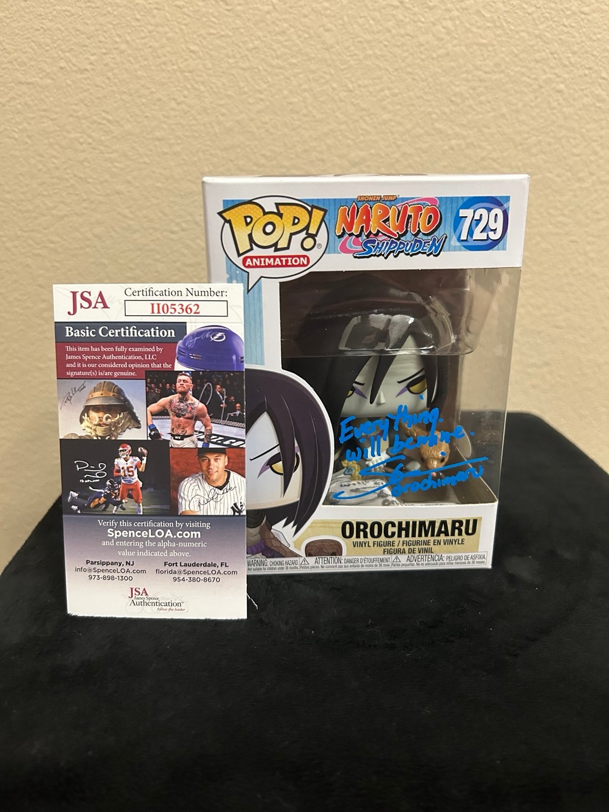 Signed Orochimaru Funko Pop 729
