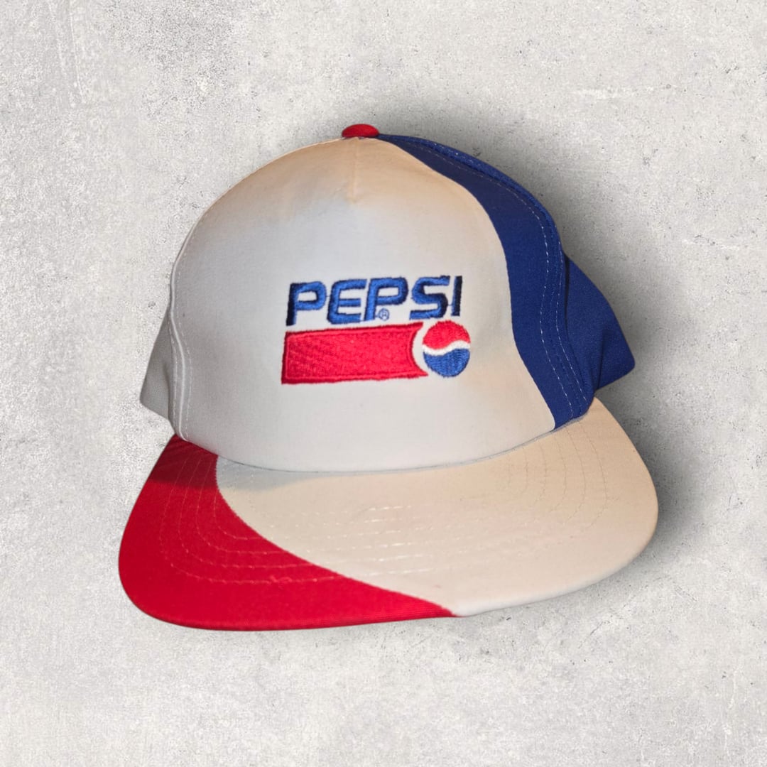 Vintage Pepsi Cola Soda Drink Vintage YUPOONG Snapback Cap Hat