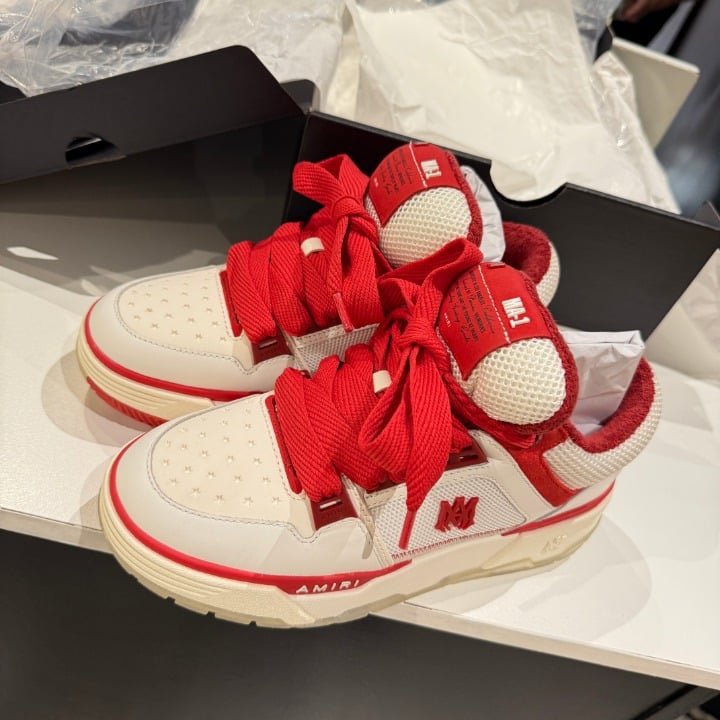 【AMIRI】男性用 MA-1 スニーカー PF23MFS010-124 Buy Amiri MA-1 'White Red' - PF23MFS010 124 | GOAT AU