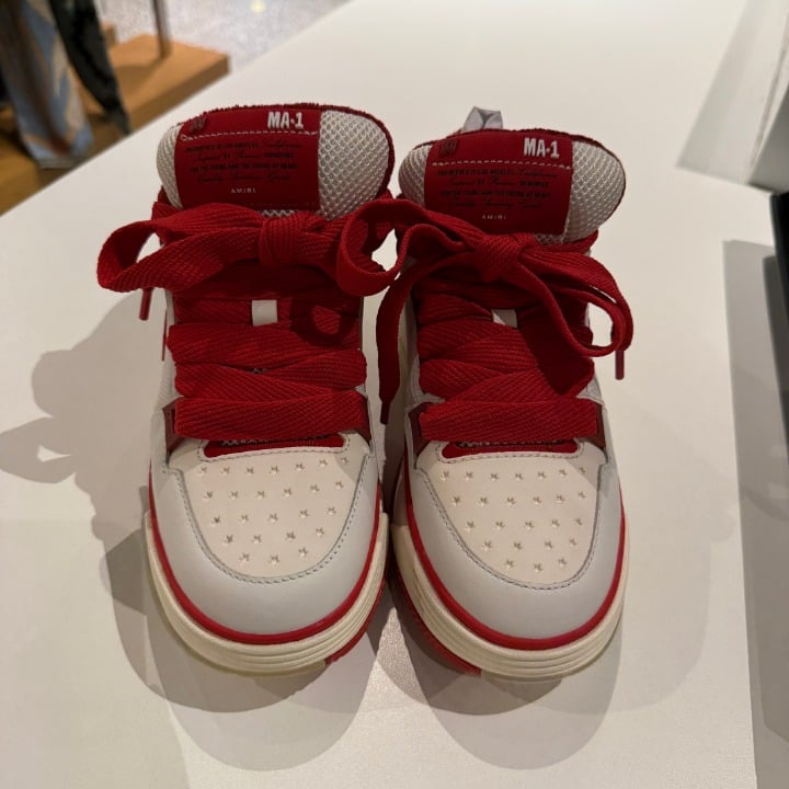 【AMIRI】男性用 MA-1 スニーカー PF23MFS010-124 Buy Amiri MA-1 'White Red' - PF23MFS010 124 | GOAT AU