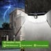 2 pack Solar Motion Sensor Lights 120 LEDs with Lights Reflector,270° Wide.