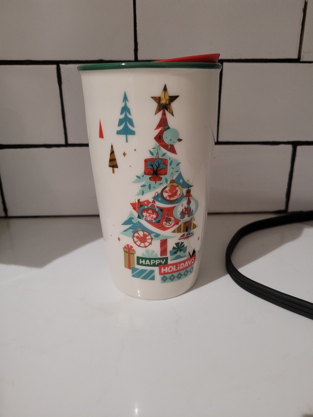 Disney christmas Starbucks tumbler
