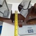 UNITED Solid Wood Electric Nautical Clipper Sailing Ship Battery Clock