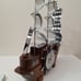 UNITED Solid Wood Electric Nautical Clipper Sailing Ship Battery Clock