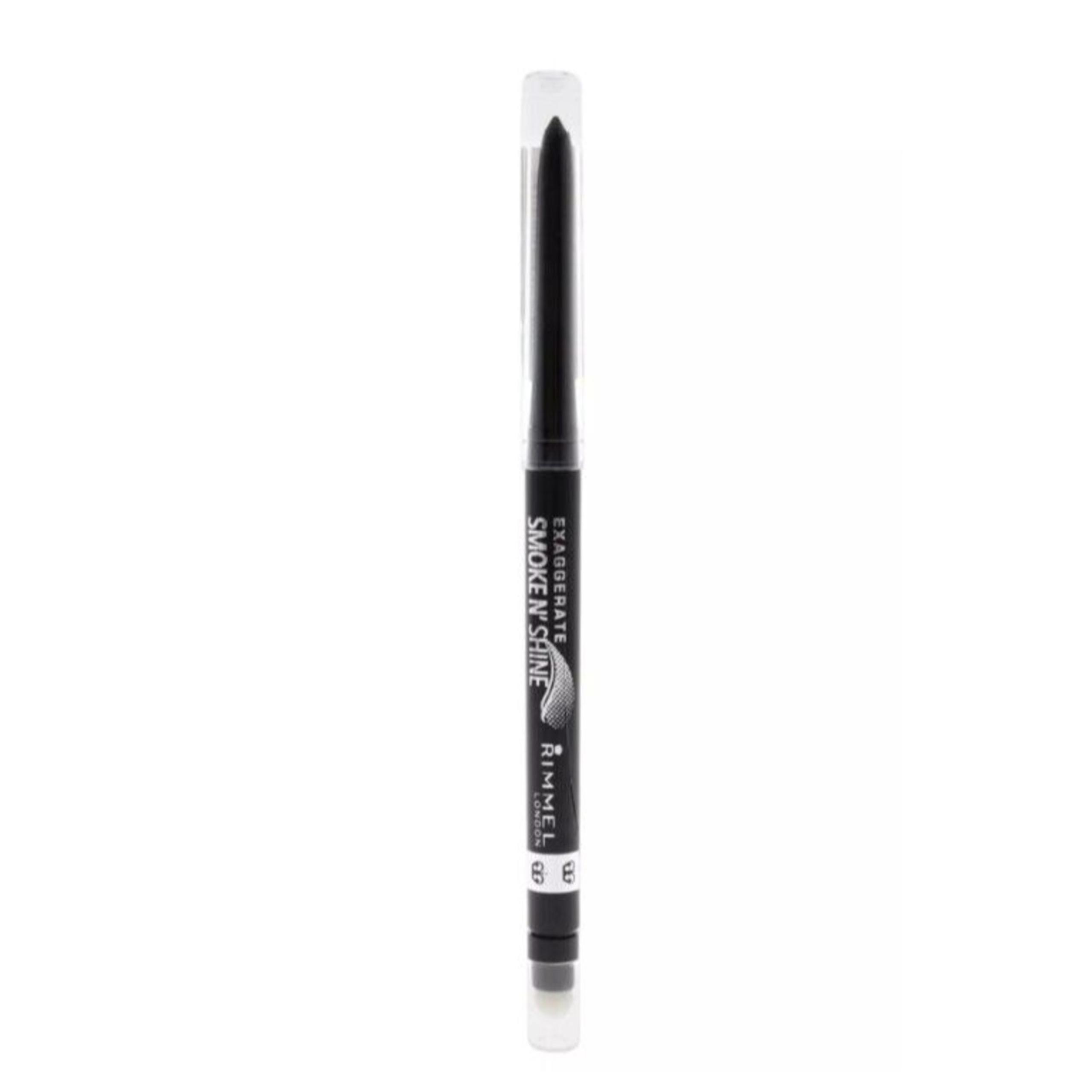 Rimmel Exaggerate Smoke N' Shine Automatic Gel Eyeliner, 001 Little Black Smokey