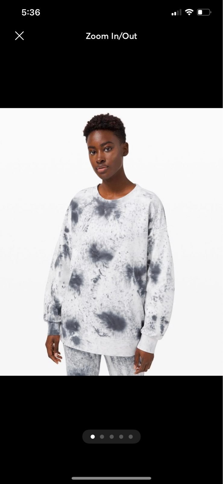 Lululemon perfectly oversized crew sz2