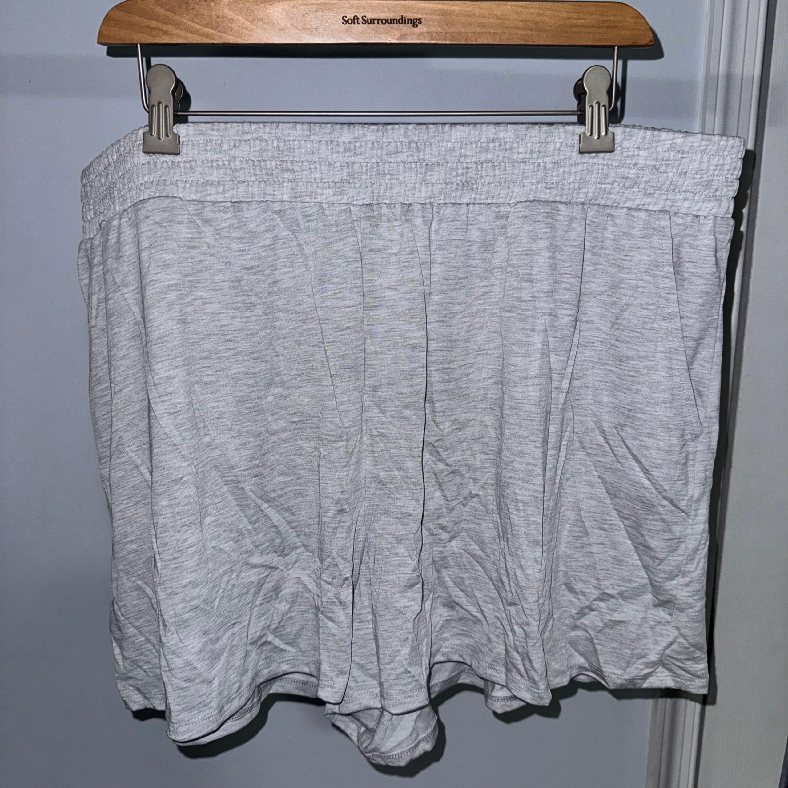 Express Light Gray Loungewear Pull On Shorts Size XL NWT!