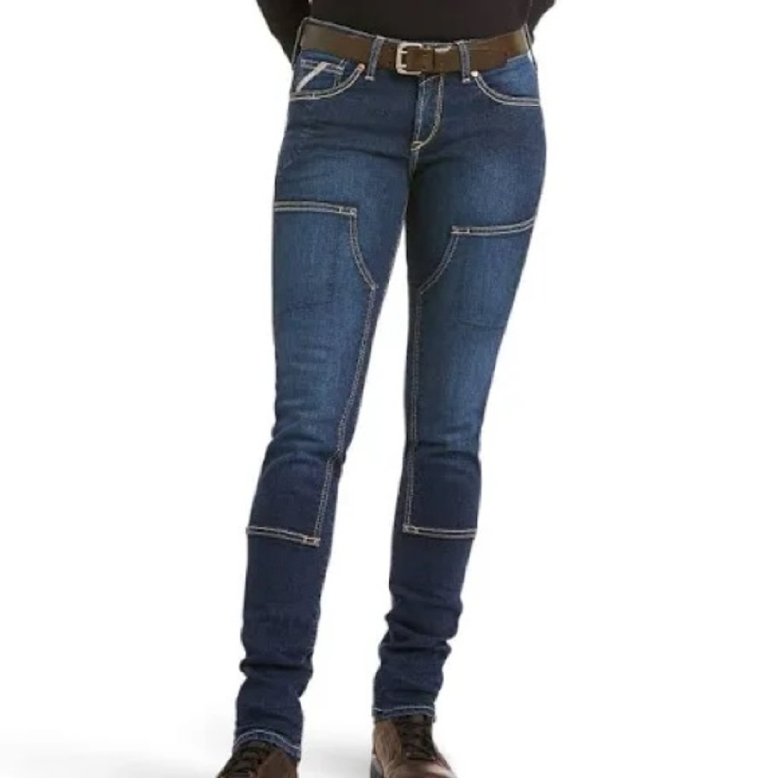 ARIAT Rebar DuraStretch Riveter Double Front Straight Jeans Size 31S