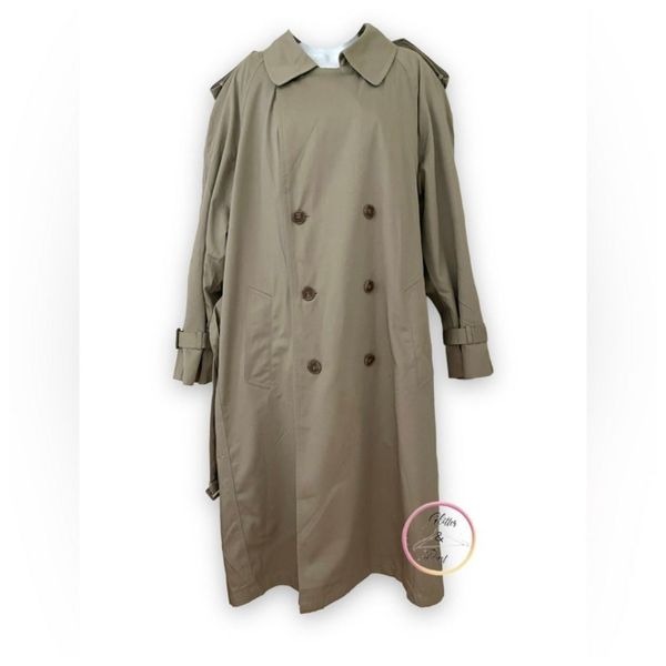 Vintage Towncraft Tan Full Length Trench Coat