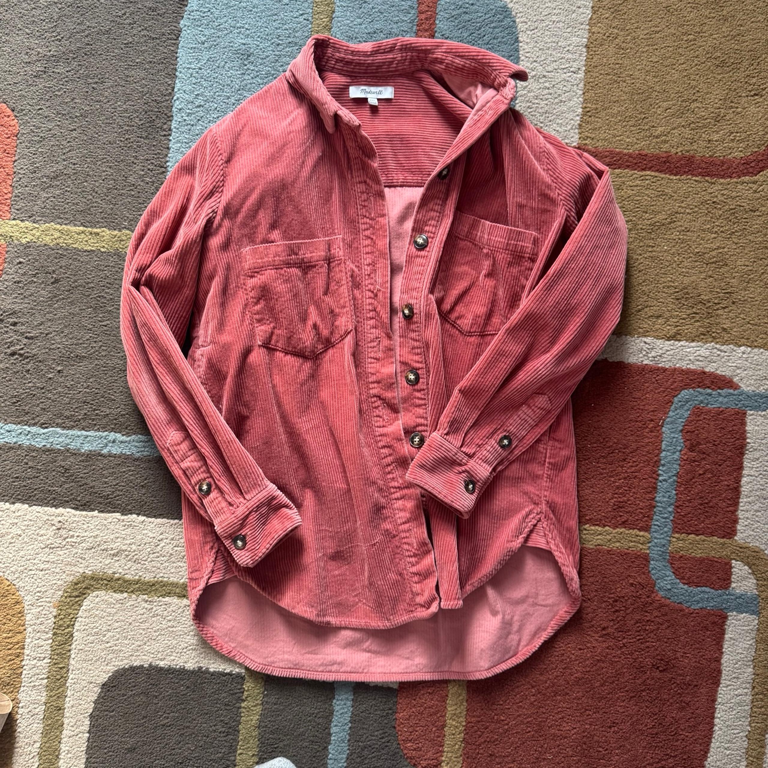 Madewell corduroy button down women’s
