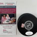 NHL Adam Fantilli Signed Officially Licensed Hockey Puck B Autograph JSA COA