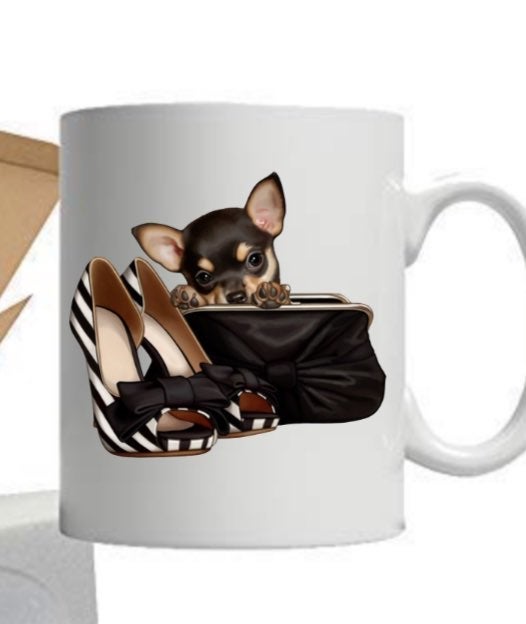 Custom Chihuahua And Fashion Mug