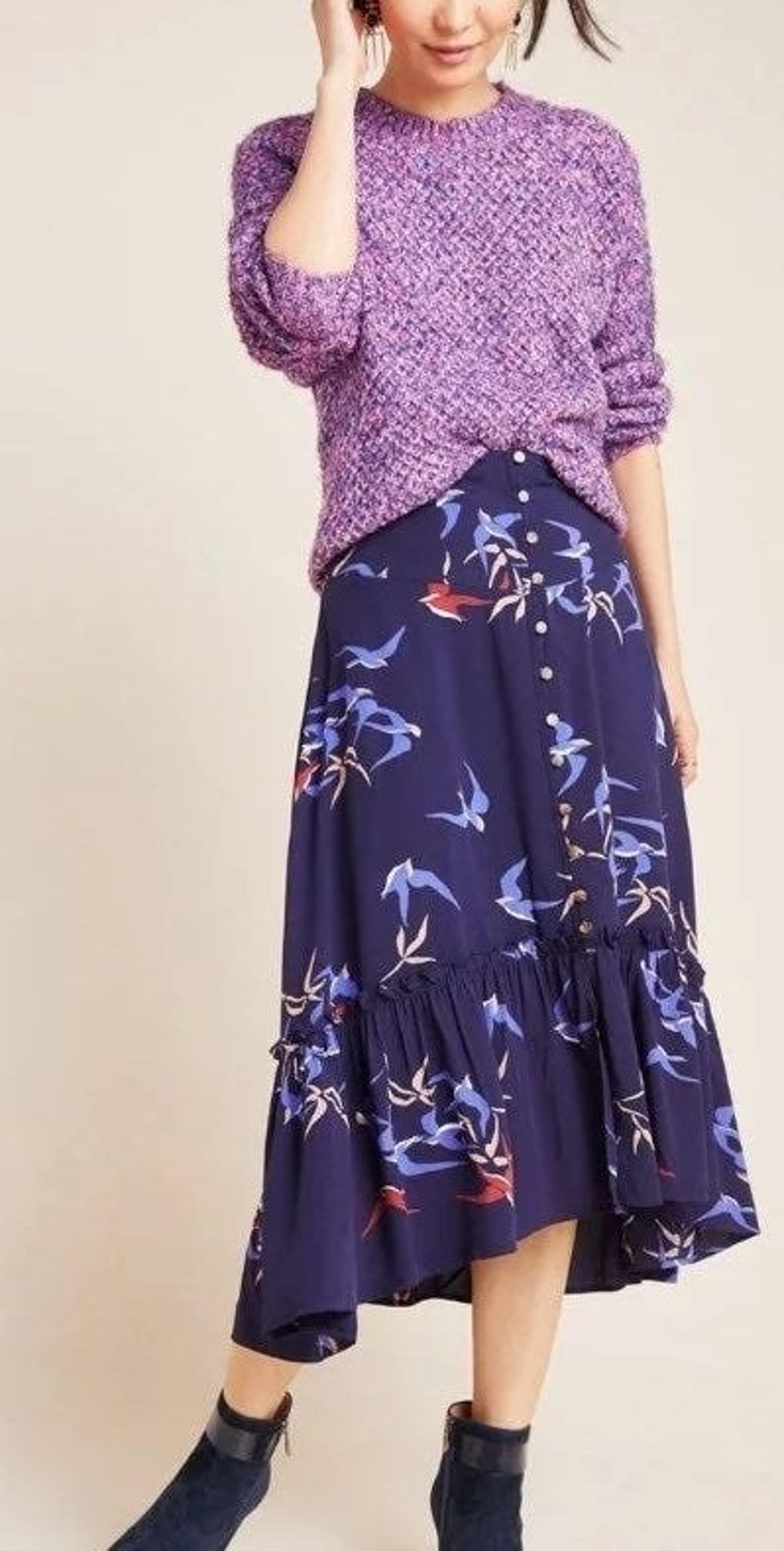 Anthropologie Full Skirt - Merida Flounc