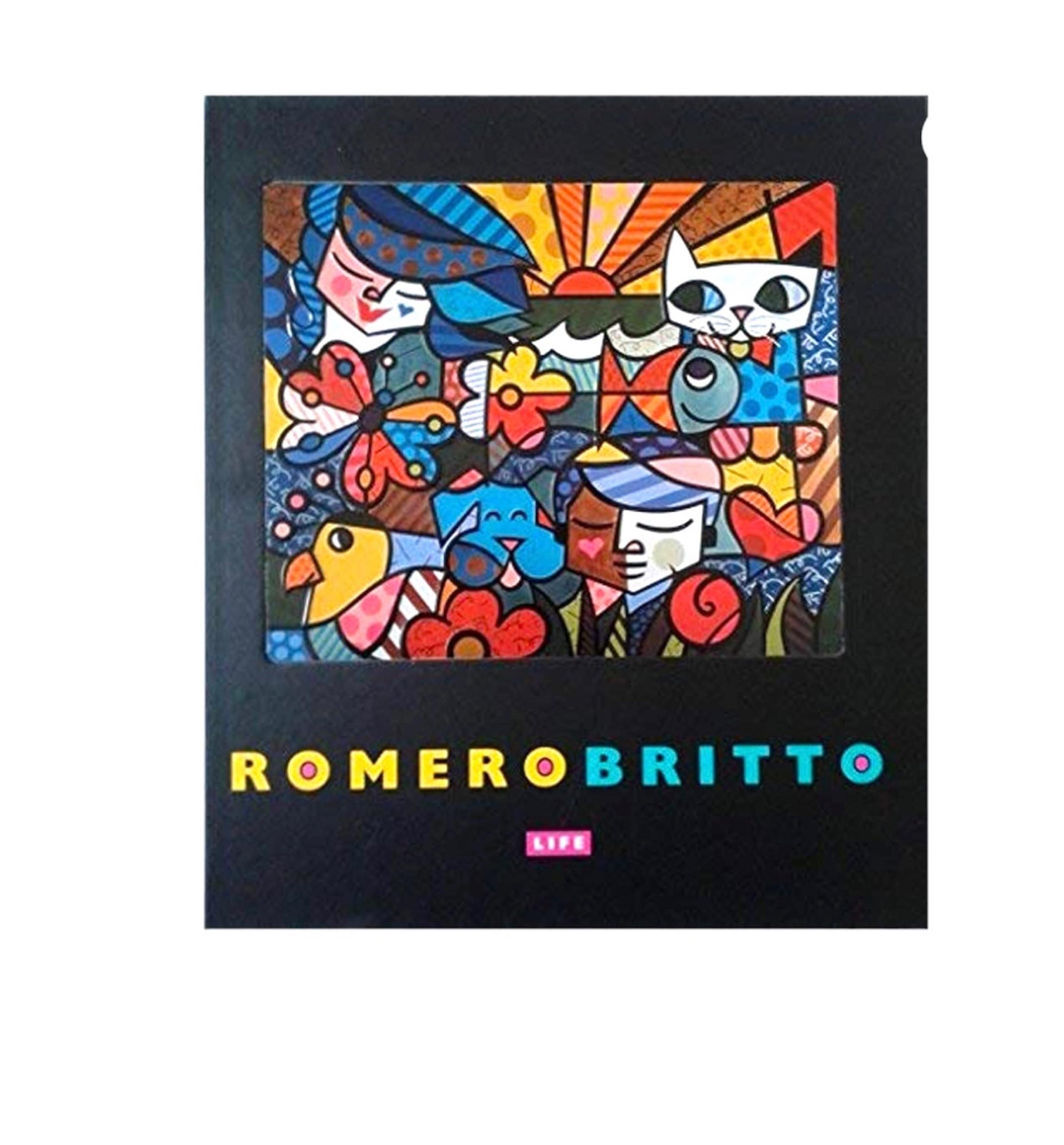 Romero Britto Life Book op Art Sculpture Brazil Artist