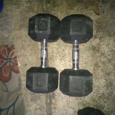 45 lb dumbbells