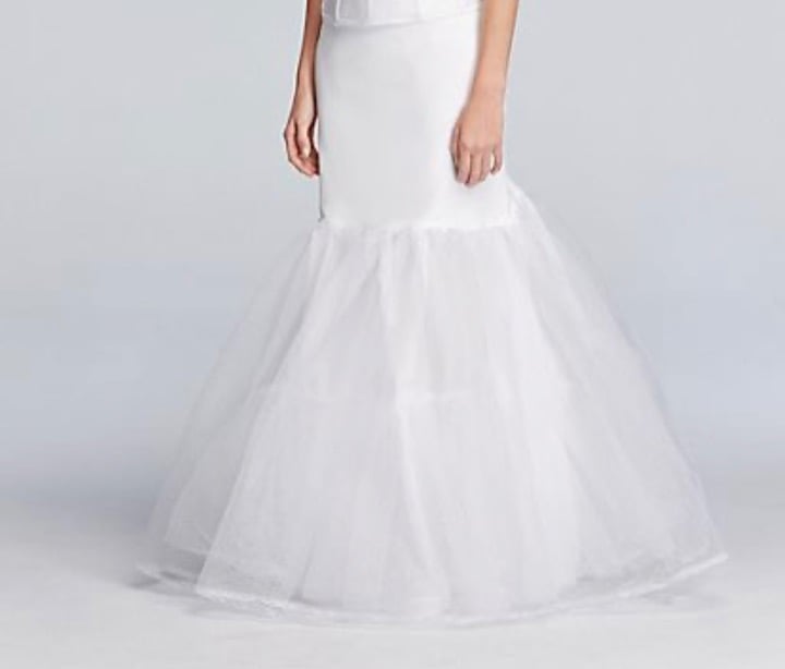 A-Line Silhouette Slip-wedding dress