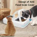 Automatic Cat Feeder, RFID Automatic Pet Feeder with Collar Sensor, Anti Food Gr