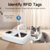Automatic Cat Feeder, RFID Automatic Pet Feeder with Collar Sensor, Anti Food Gr