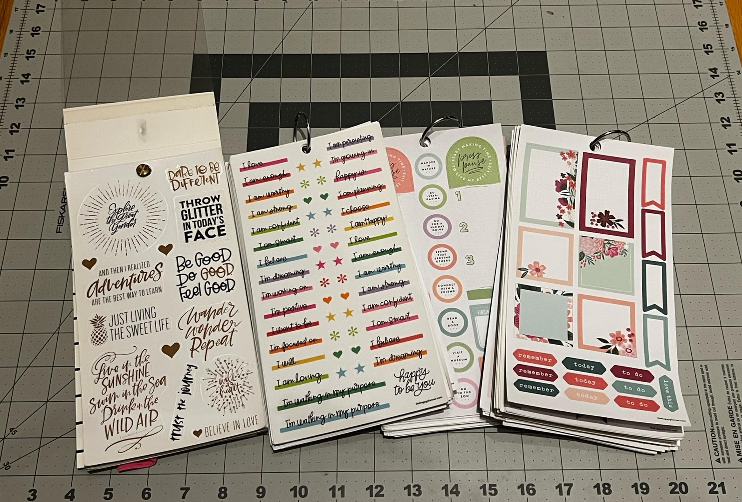 The Happy Planner sticker lot .. over 150 sheets