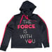 Disney Parks Womens Black Star Wars The Force Is With You Pullover Hoodie Size M