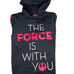 Disney Parks Womens Black Star Wars The Force Is With You Pullover Hoodie Size M