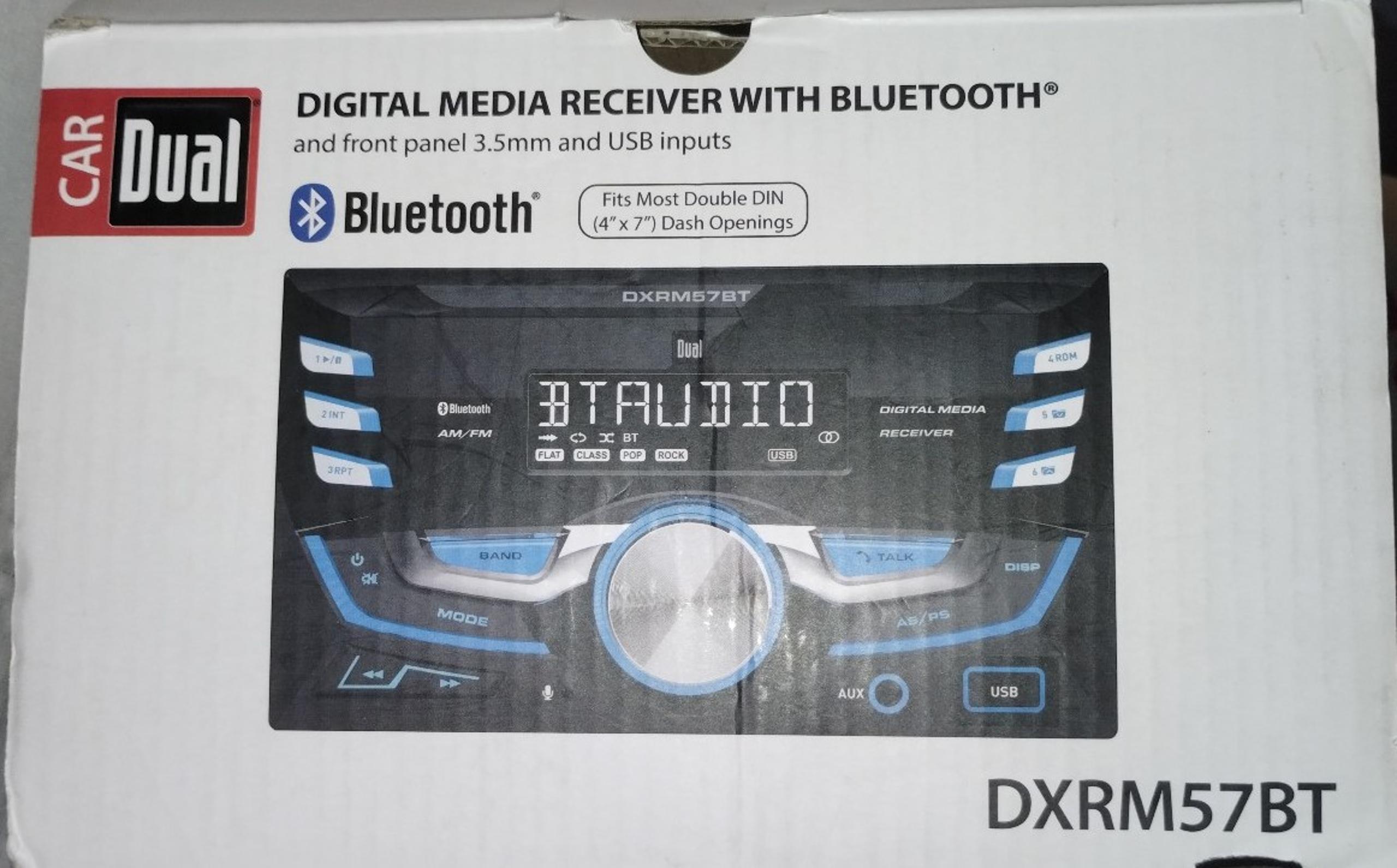 Dual Audio 200 Watt Car Stereo - DXRM57BT