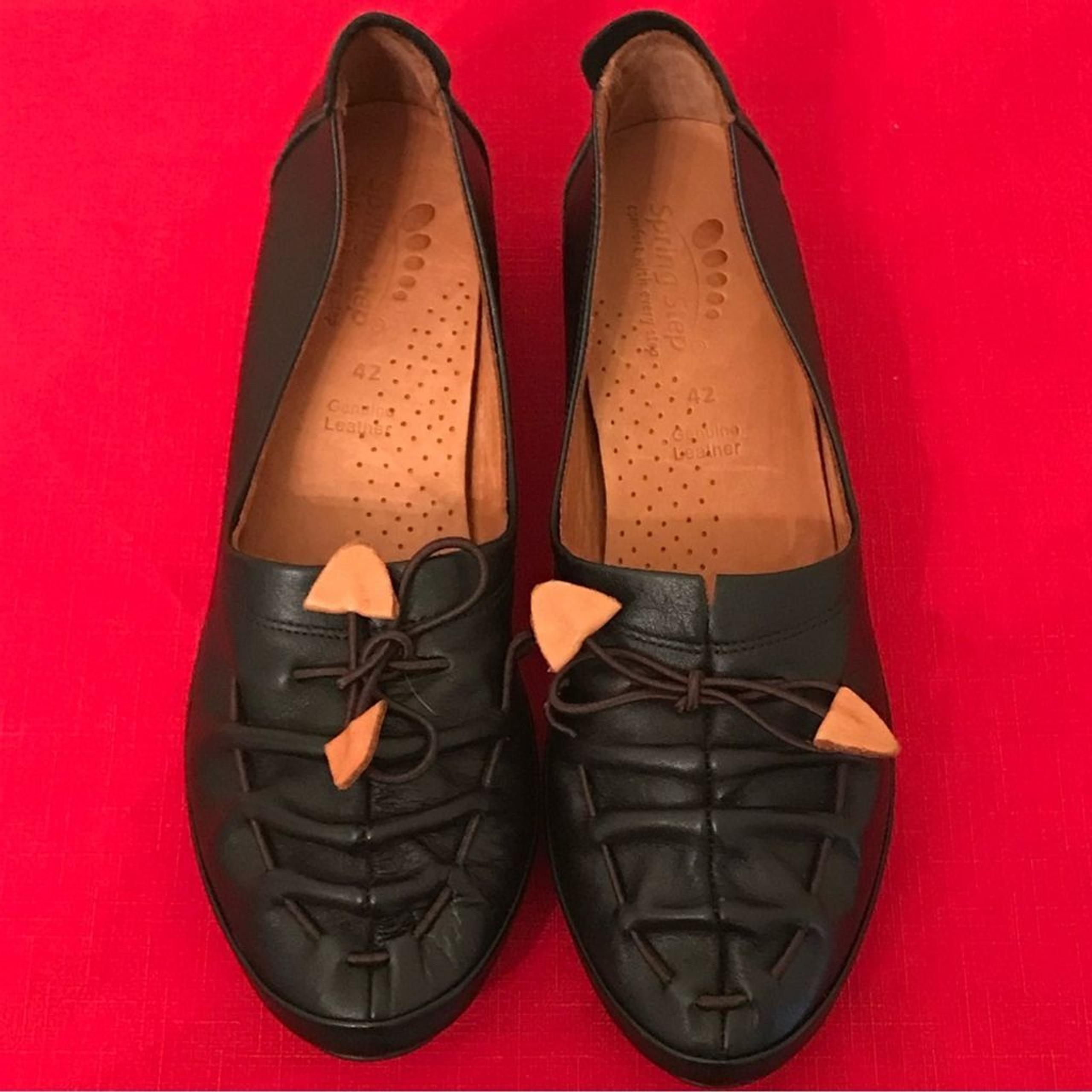 Spring Step Badriya Leather Loafer Comfort Slip On Moccasin