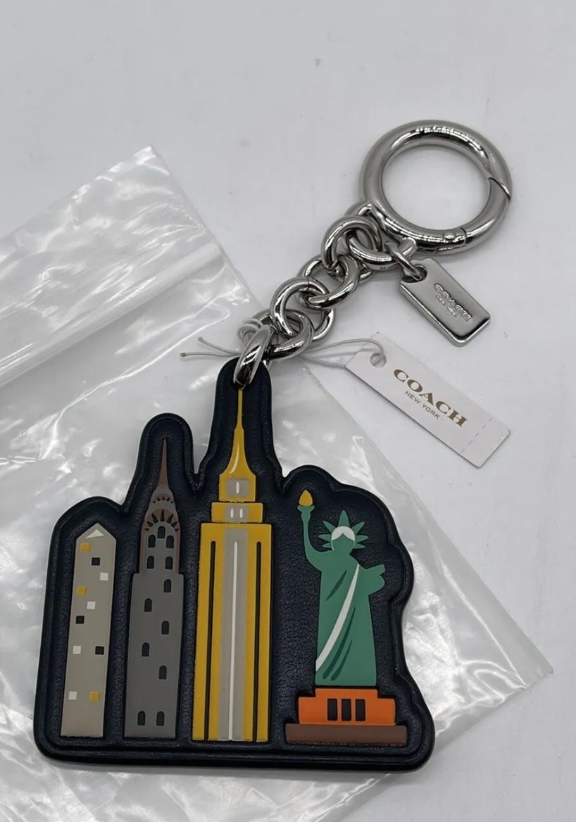 Coach New York Skyline Fob Charm