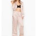 Satin PJ set/ valentines pink W/Matching