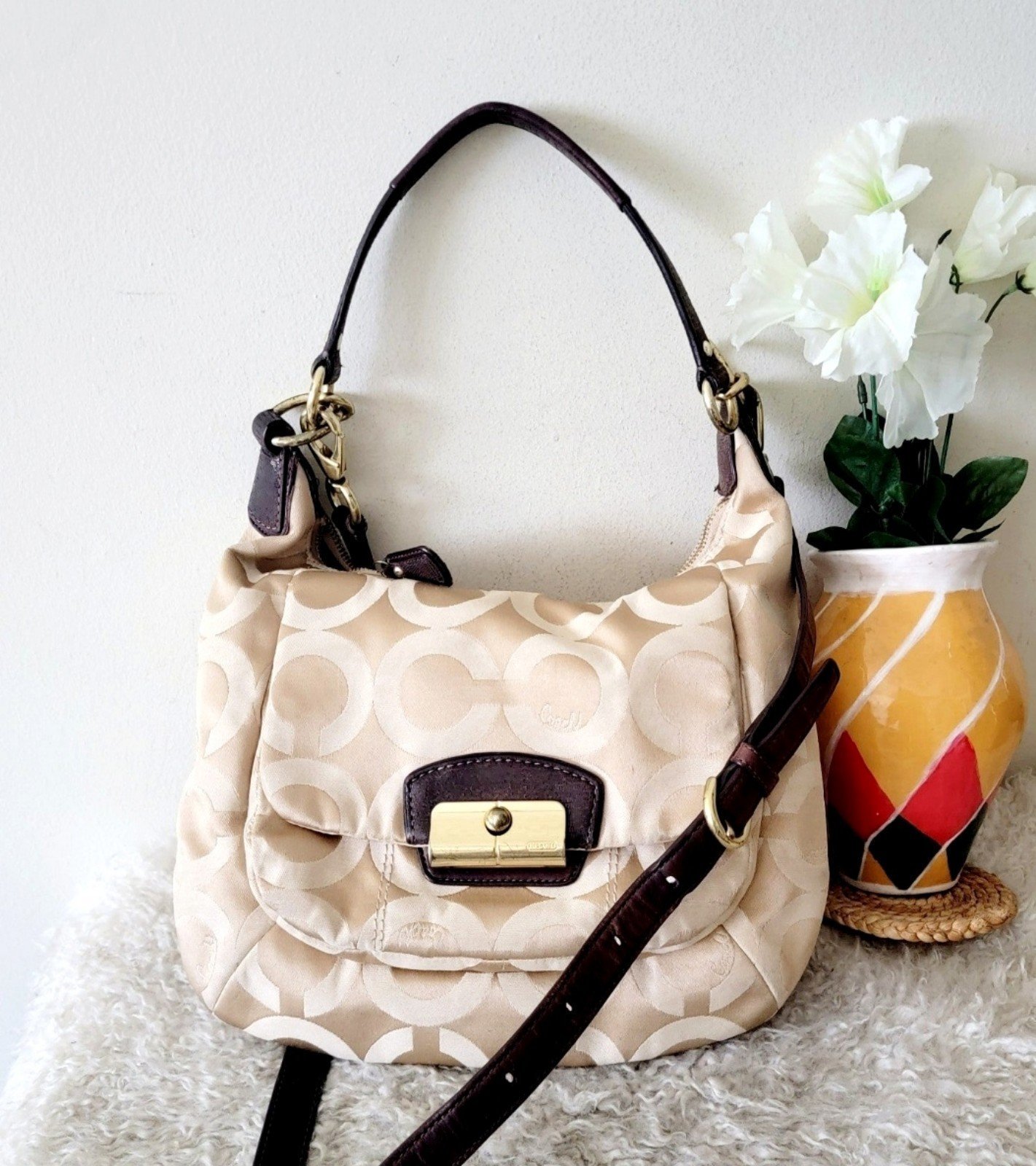 Coach satchel purse shoulder crossbody bag