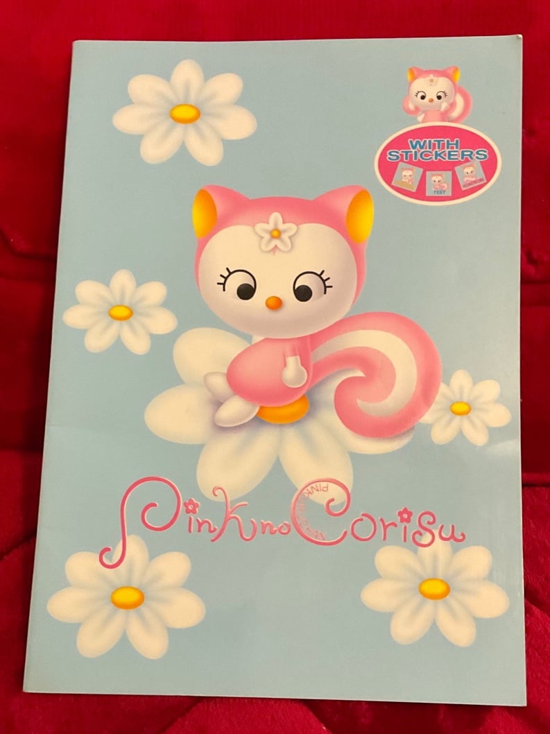 A Very Cool Vintage Sanri 1999 PinknoCorisu Sticker/Notebook