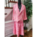 Two Wishes Ladies Linen Skirt Set Sz XL