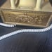 Vintage mid century French Victorian style rotary dial telephone collectible