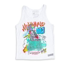 Muhammad Ali x Superare Stacks Graffiti Tank Top LARGE