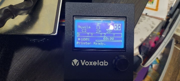 voxelab aquila C2 3D printer full functional