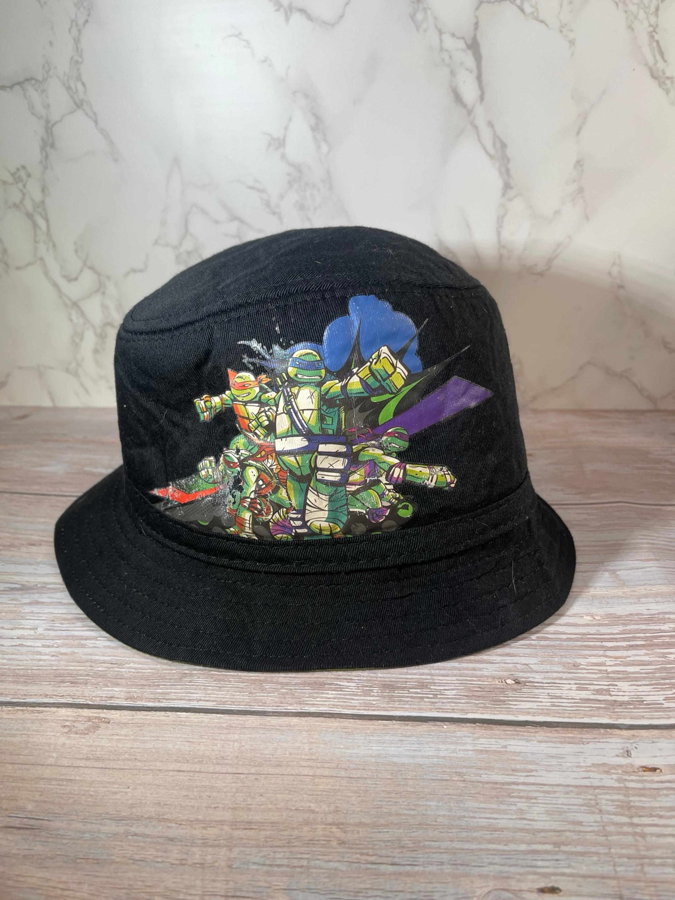 Teenage Mutant Ninja Turtles Black Fedora Hat Youth/Boys Size OSFM Preowned