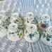 Franconia Krautheim Selb Bavaria Germany Meadow Flowers Cup and Saucers 16PCS