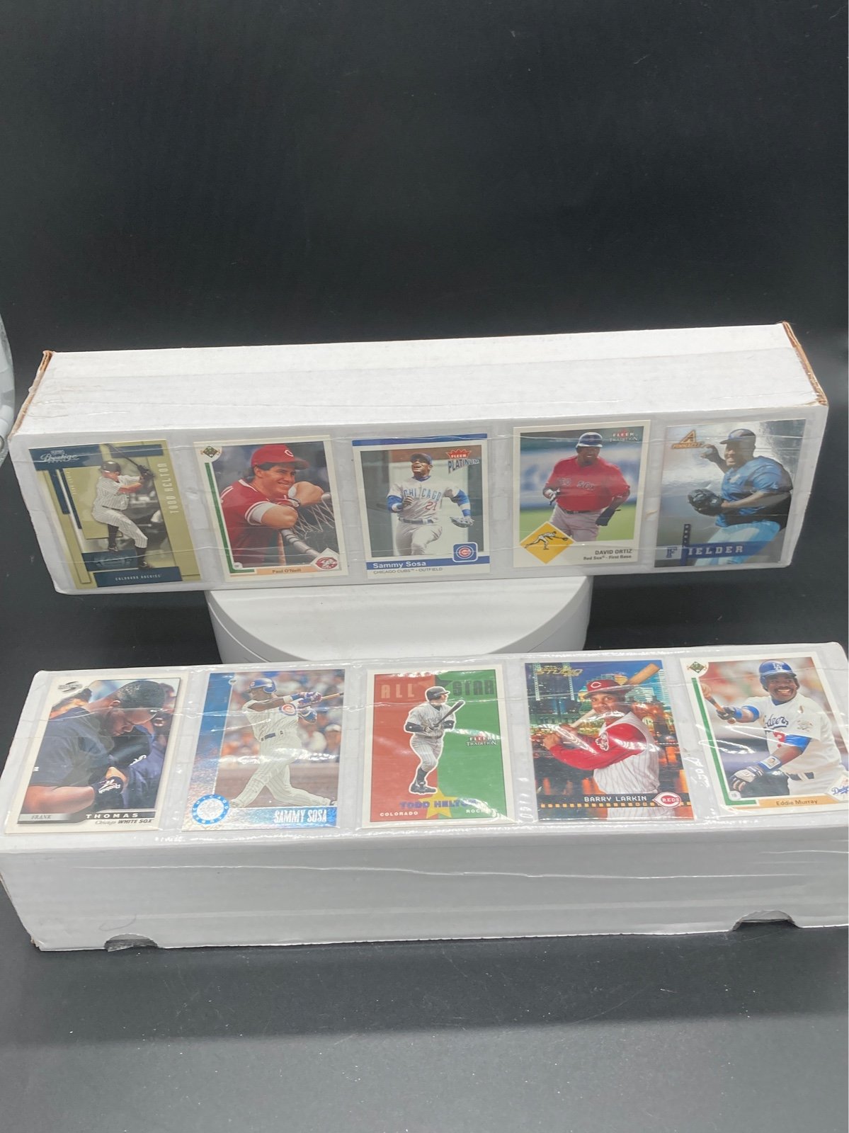 Two boxes of baseball cards hotsell sealed