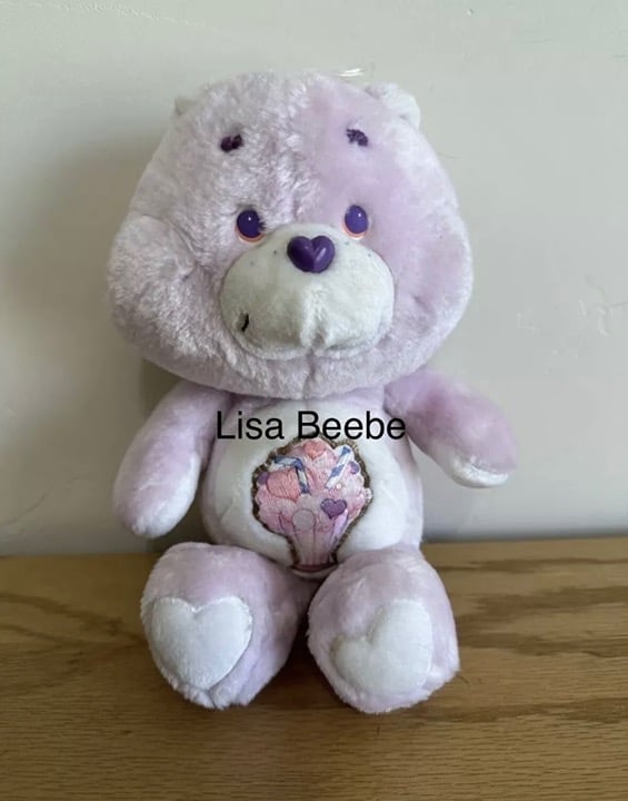 Care Bear Share Bear Error Bear Brown Stitching 1985