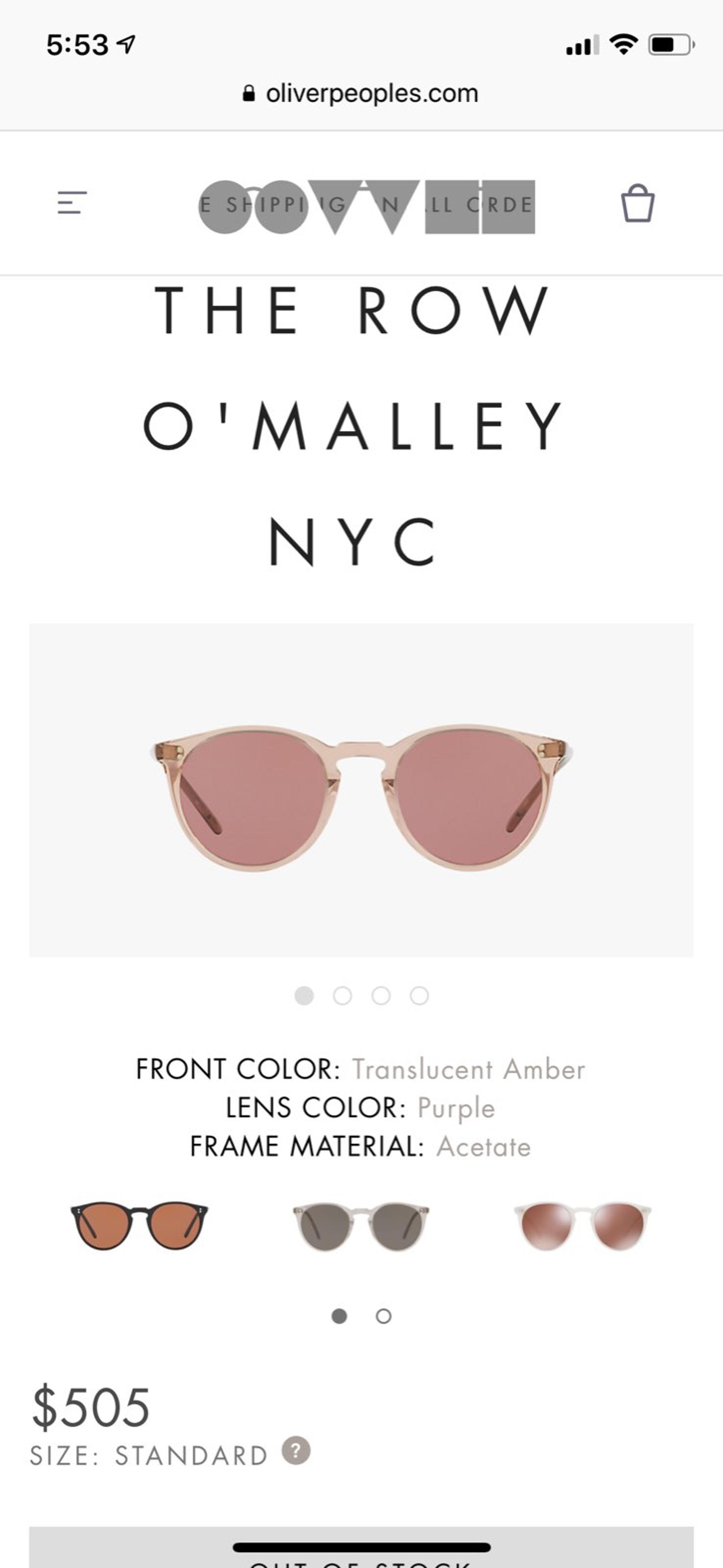oliver peoples Sunglasses