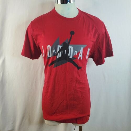 Air Jordan 6 Retro Carmine T-Shirt Size 3XL 2013 red short Sleeve t-shirt
